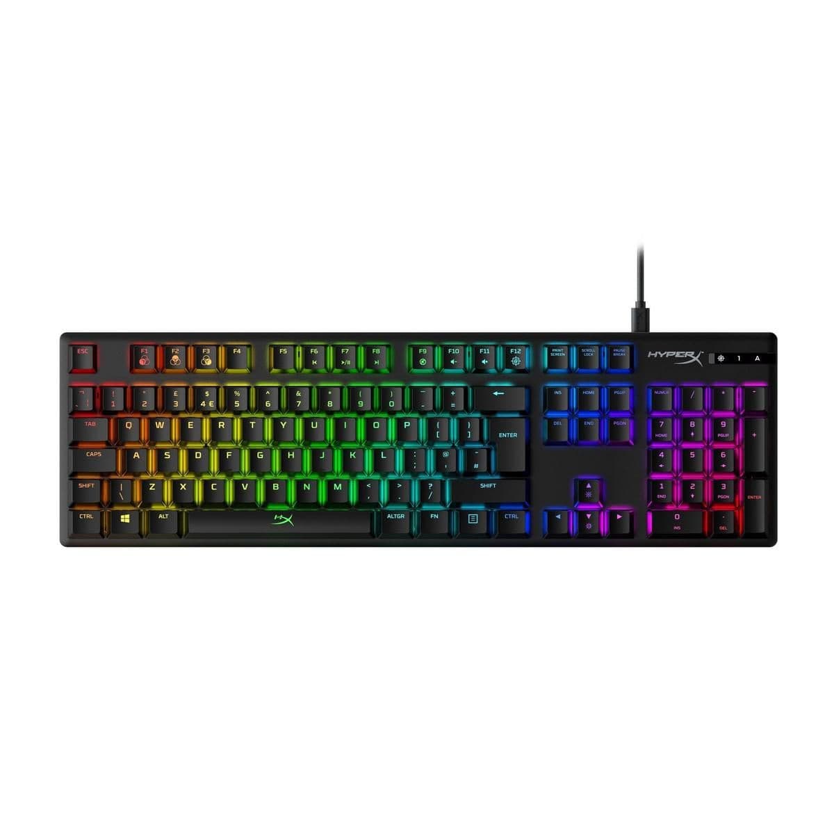 HP HyperX Alloy Origins HyperX Red RGB Wired Gaming Keyboard main image