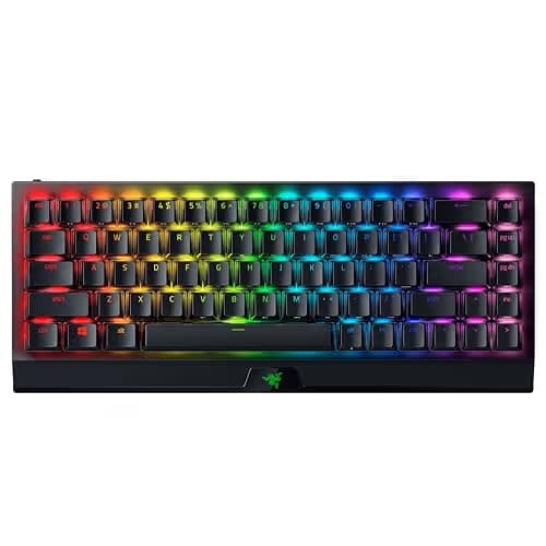 Razer BlackWidow V3 Mini HyperSpeed Phantom Edition RGB Bluetooth Wireless Wired Gaming Keyboard image