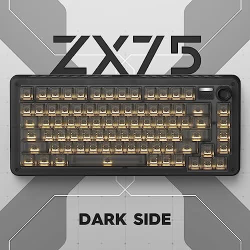 IQUNIX ZX75 Dark Side RS RGB Wireless/Bluetooth/Wired Gaming Keyboard image