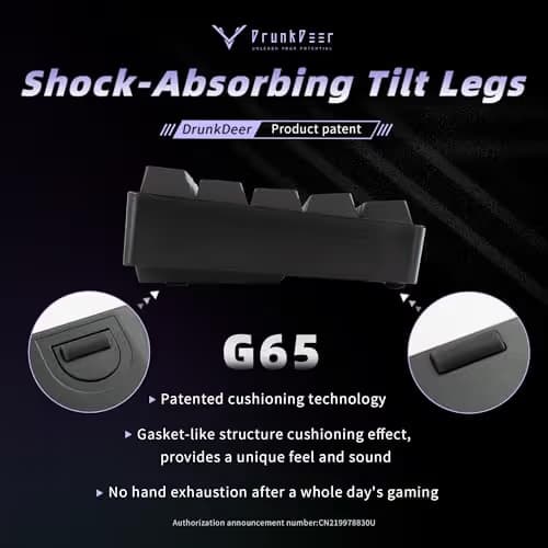 DrunkDeer G65 RGB Wired Gaming Keyboard image