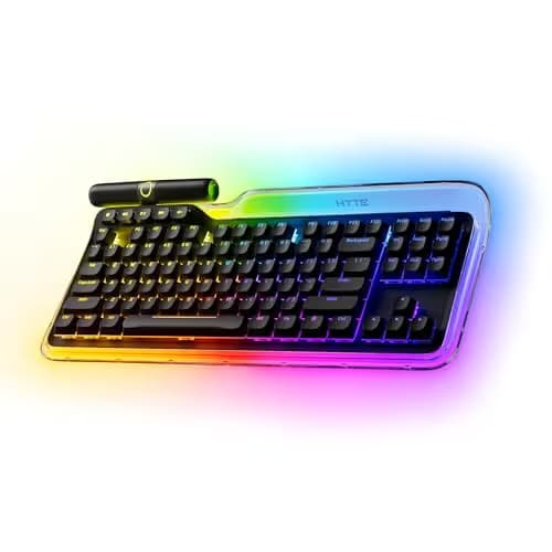 HYTE KEEB TKL RGB Wired HYTE Fluffy Lavender Linear Gaming Keyboard main image