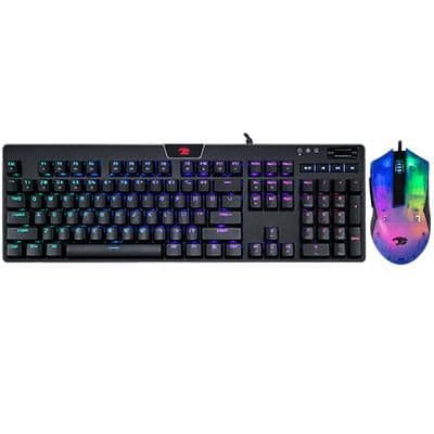 iBuypower MEK 4 RGB Cherry MX Brown Wired Gaming Keyboard With Optical Mouse image
