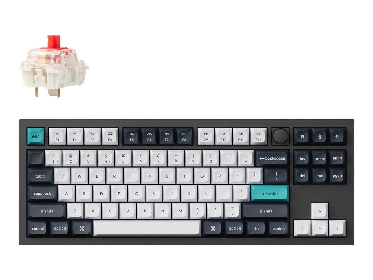 Keychron Q3 Max QMK/VIA RGB Wireless/Bluetooth/Wired Standard Keyboard image