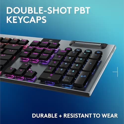 Logitech G915 X LIGHTSPEED RGB Low-Profile GL Tactile Wired/Wireless/Bluetooth Gaming Keyboard image