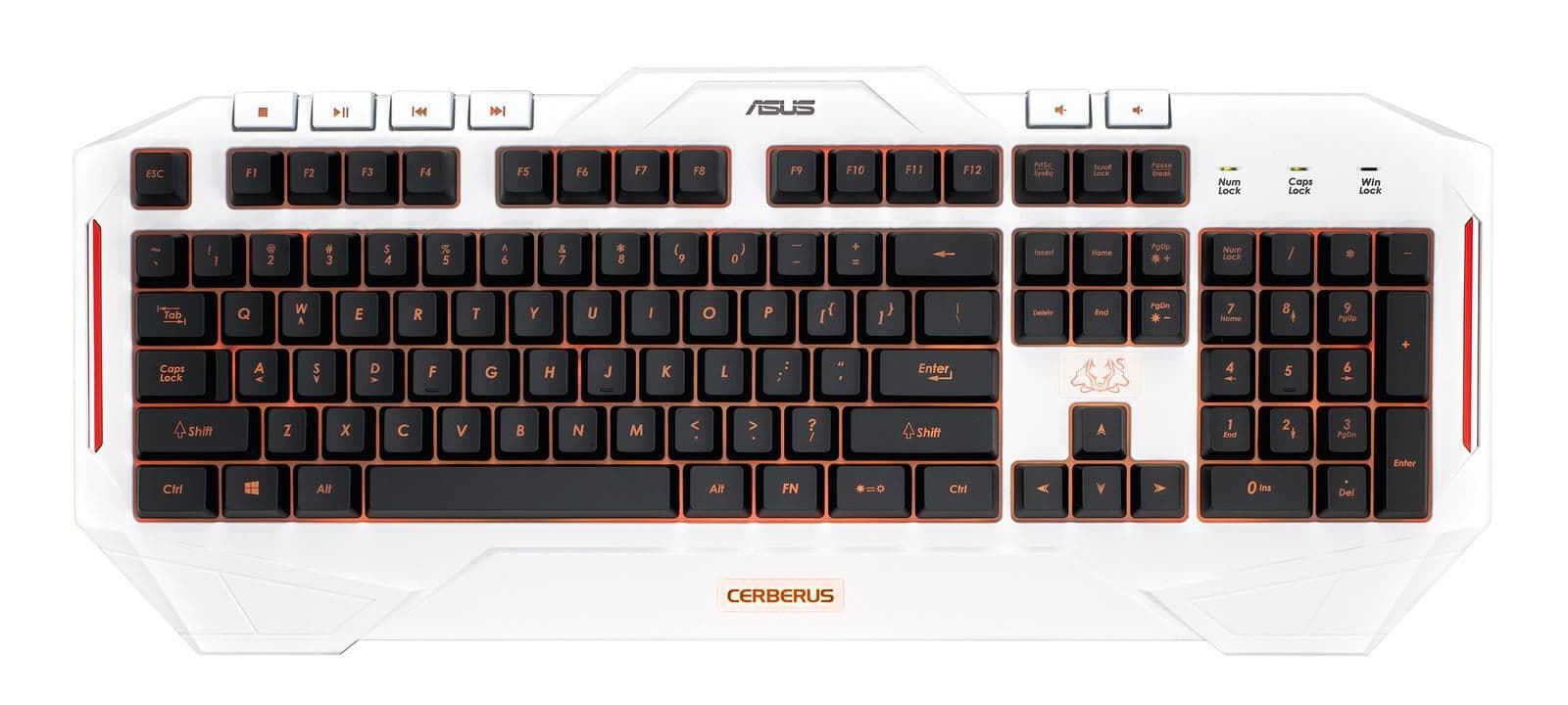 Asus Cerberus Arctic Wired Gaming Keyboard main image
