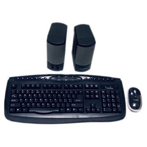 Apevia KIS-COMBO-BK Wired Standard Keyboard With Optical Mouse image