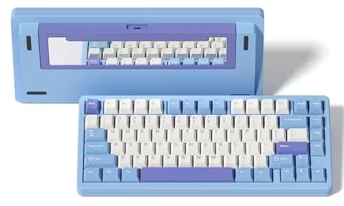 Womier SK75 RGB Wired/Wireless/Bluetooth Mini Womier Mint Blizzard Linear Mechanical Gaming Keyboard main image