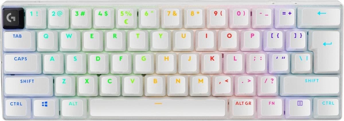 Logitech PRO X 60 RGB Wired/Wireless/Bluetooth Mini Logitech GX Brown Tactile Mechanical Gaming Keyboard image