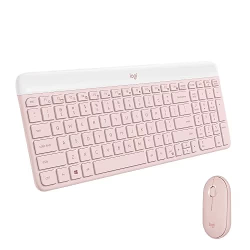 Logitech MK470 Wireless/Wired Slim Keyboard With Optical Mouse image