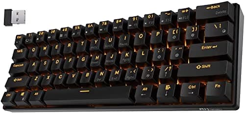 Royal Kludge RK61 Black - Red Switch main image