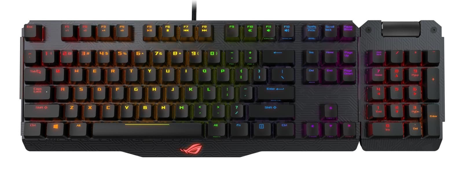 ASUS ROG Claymore RGB Wired Cherry MX Brown Mechanical Gaming Keyboard main image