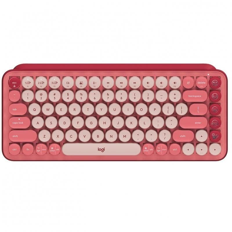 Logitech POP Keys Heartbreaker Bluetooth/Wireless Mini Keyboard image