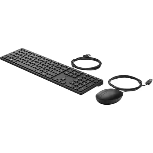 HP 320MK Wired Standard Keyboard With Optical Mouse main image