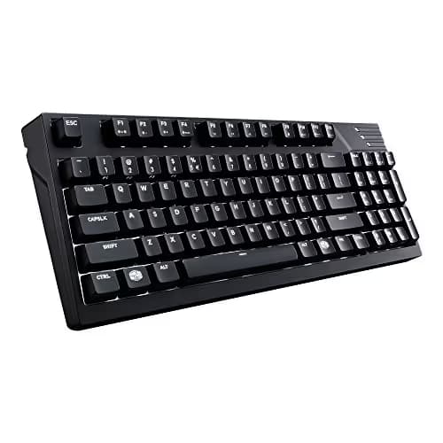 Cooler Master MasterKeys Pro M White (MX Red) Wired Standard Mechanical Keyboard image