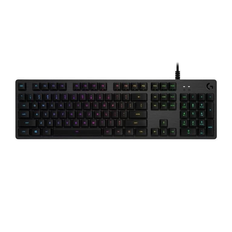 Logitech G512 CARBON RGB Wired GX Red Gaming Keyboard image