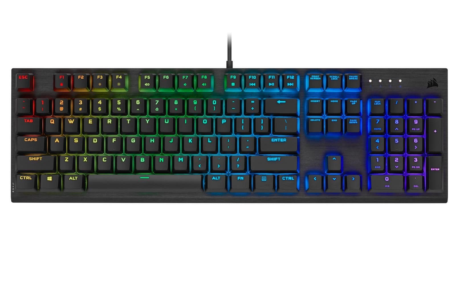 Corsair K60 RGB Pro Wired Cherry Viola Gaming Keyboard main image