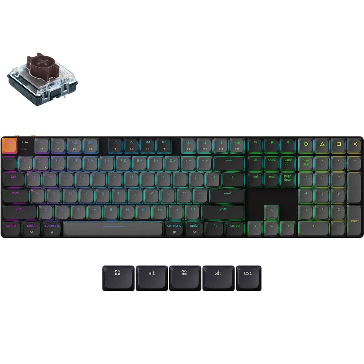 Keychron K5 QMK V2 RGB Bluetooth/Wired Gaming Keyboard image
