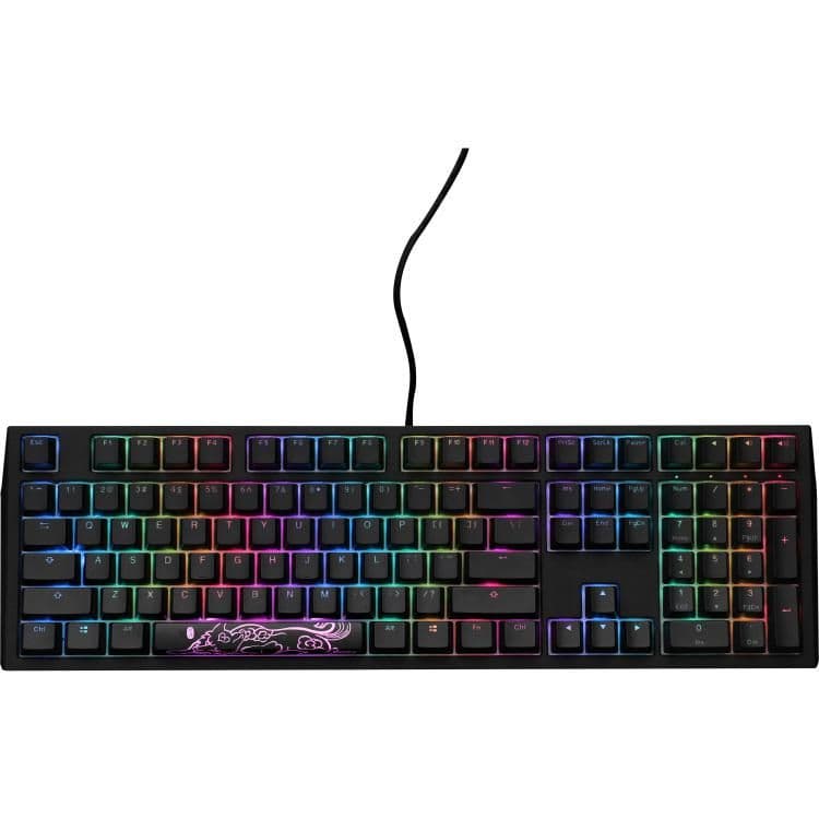 Ducky Shine 7 Blackout RGB Cherry MX Red Mechanical Wired Gaming Keyboard image