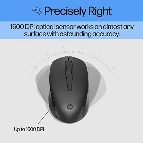 HP 330 Wired/Wireless Standard Keyboard With Optical Mouse image