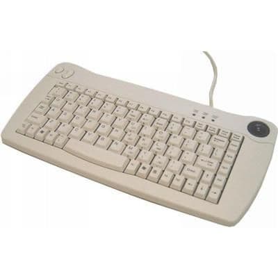 Adesso ACK-5010PW Wired Mini Keyboard With Trackball main image