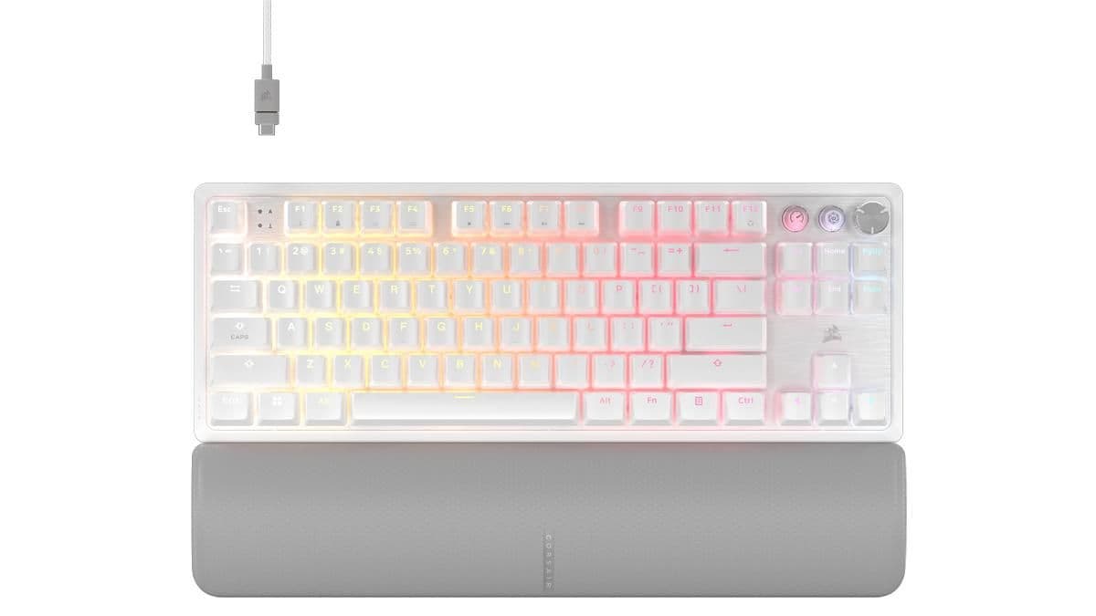 Corsair K70 PRO TKL PBT RGB Wired Corsair MGX V2 Gaming Keyboard image