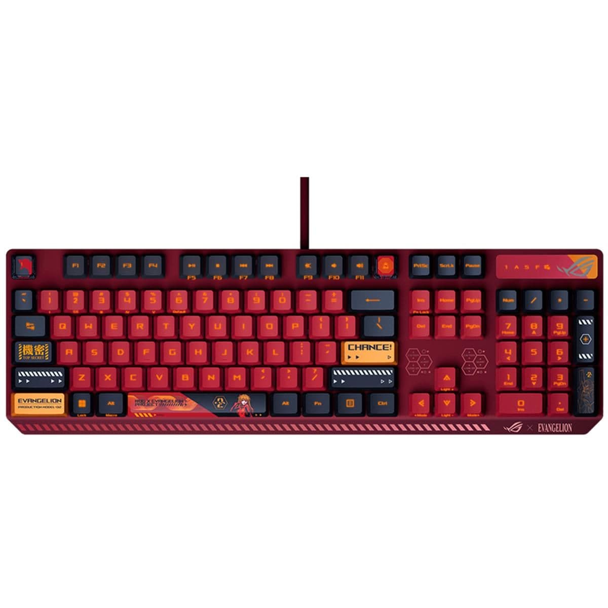ASUS ROG Strix Scope RX EVA-02 Edition RGB Wired ROG RX Red Optical Gaming Keyboard image