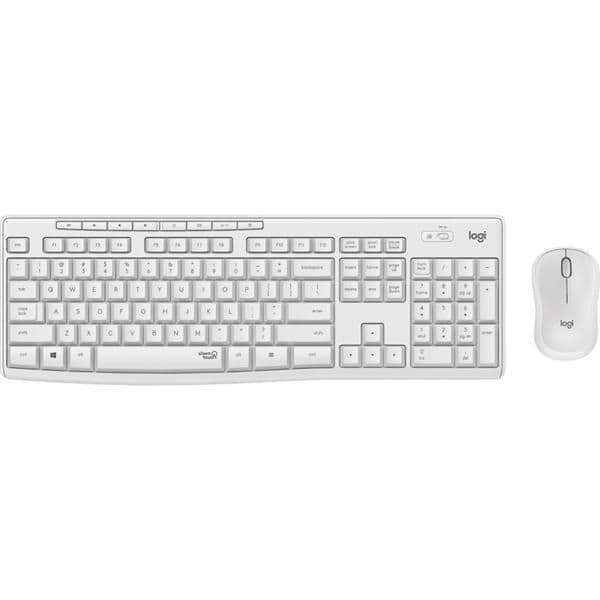 Logitech MK295 Silent Wireless/Wired Standard Keyboard With Optical Mouse image