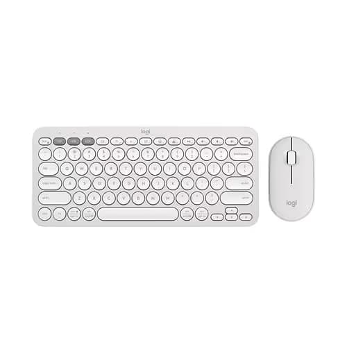 Logitech Pebble 2 Bluetooth/Wireless/Wired Standard Keyboard With Optical Mouse main image