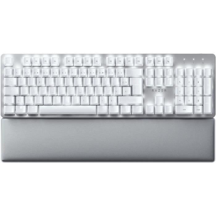Razer Pro Type Ultra - FR Wired/Wireless/Bluetooth Razer Yellow Standard Mechanical Keyboard image