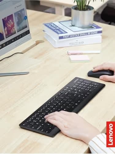 Lenovo 510 Wired/Wireless Standard Keyboard With Optical Mouse image
