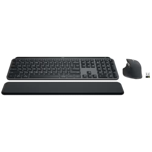 Logitech MX Keys S Bluetooth/Wireless/Wired/Wired Slim Keyboard With Laser Mouse main image