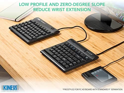 Kinesis Gaming Freestyle2 Wired Ergonomic Split Gaming Keyboard image