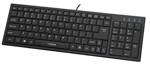i-rocks KR-6421-BK Wired Slim Keyboard main image