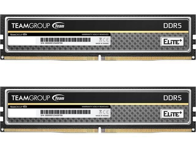 TEAMGROUP Elite Plus Black DDR5-5200 CL42 64GB (2x32GB) image