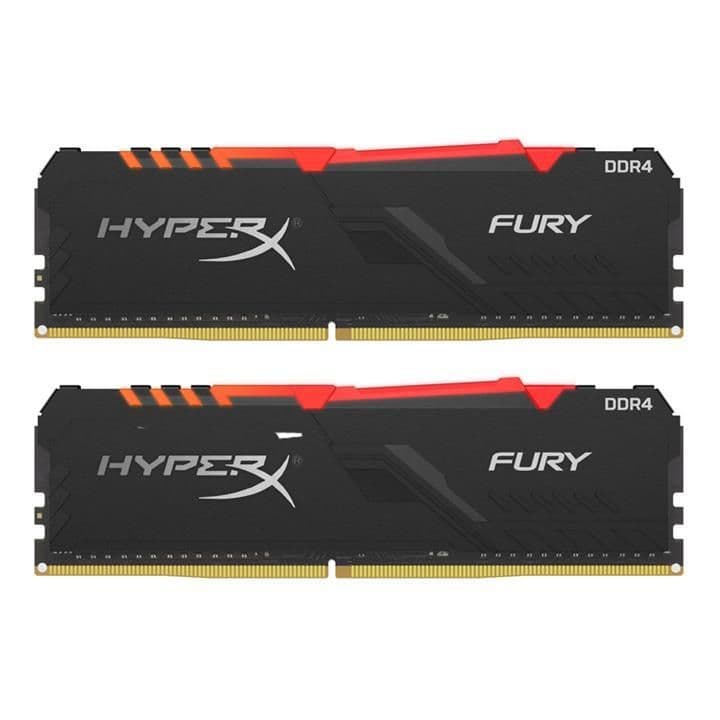 Kingston HyperX Fury RGB Black DDR4-2666 CL16 16GB (2x8GB) main image