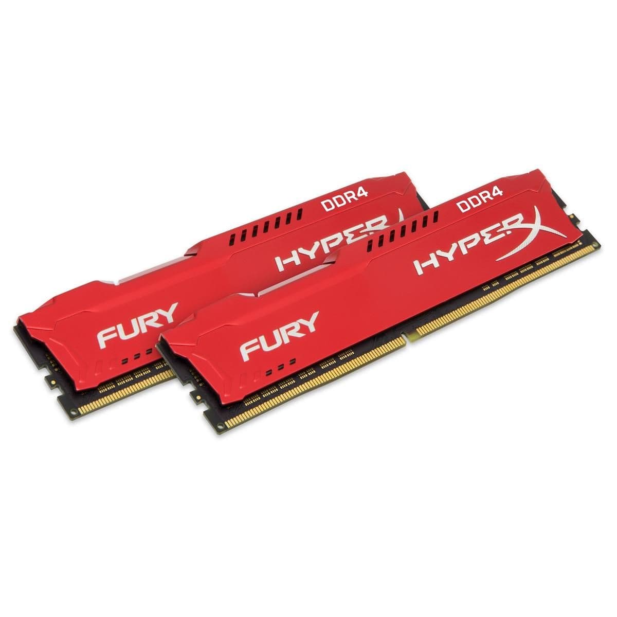 Kingston HyperX Fury Red / Silver DDR4-2666 CL16 32GB (2x16GB) image
