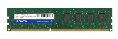 ADATA AD3U1600W8G11-R Black / Green DDR3-1600 CL11 8GB (1x8GB) main image