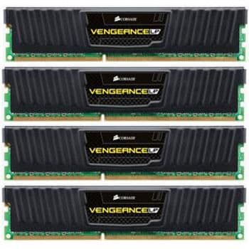 Corsair Vengeance Black / Yellow DDR3-1600 CL9 16GB (4x4GB) image