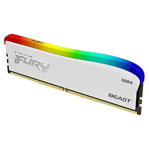 Kingston Fury Beast RGB Special Edition White DDR4-3600 CL17 8GB (1x8GB) main image