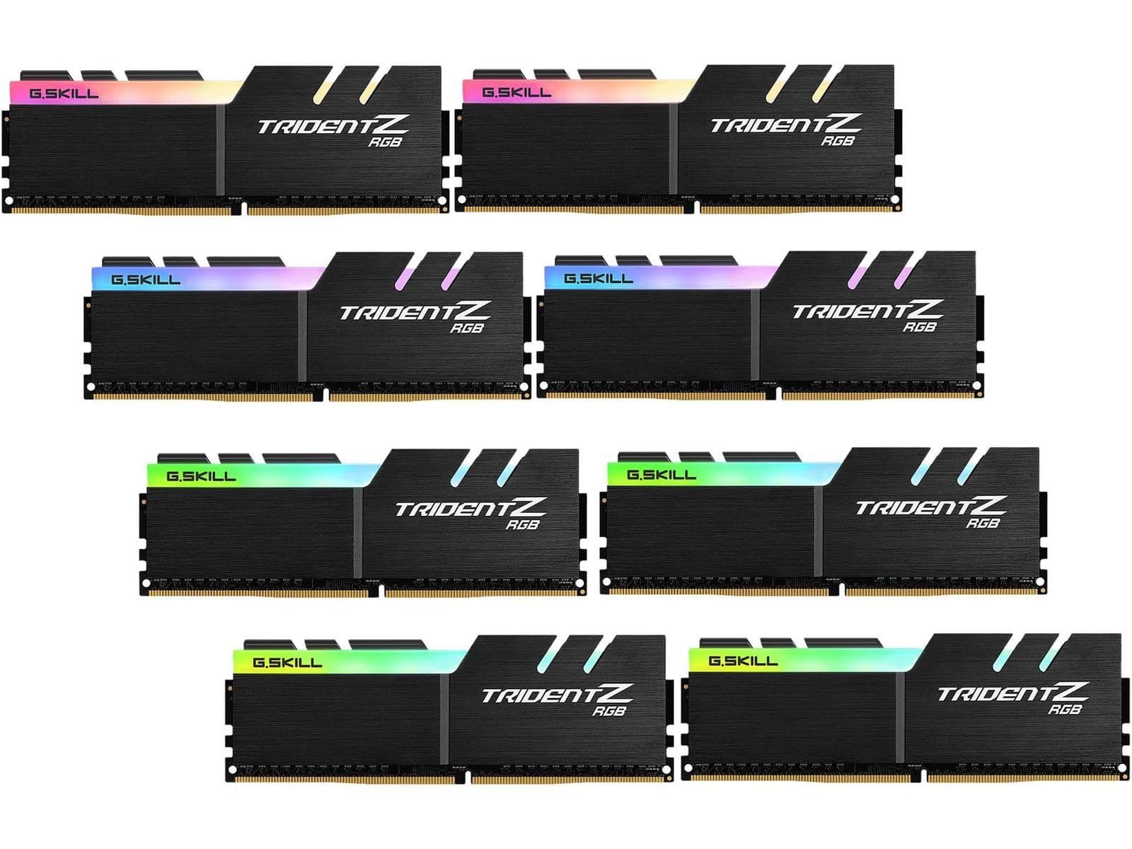 G.Skill Trident Z RGB Black DDR4-3000 CL14 128GB (8x16GB) main image