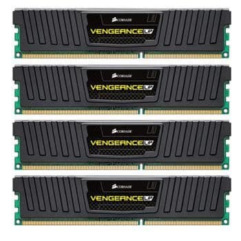 Corsair Vengeance LP Black / Yellow DDR3-1600 CL9 32GB (4x8GB) main image