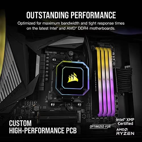 Corsair Vengeance RGB RS Black DDR4-3600 CL18 16GB (1x16GB) image