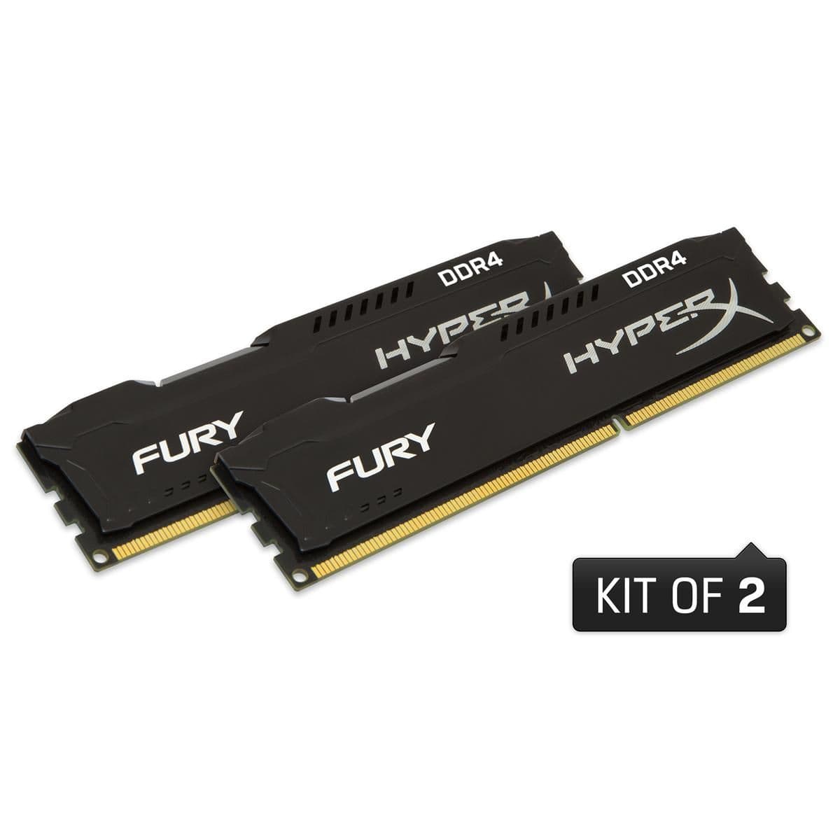 Kingston HyperX Fury Black / White DDR4-2666 CL15 16GB (2x8GB) main image