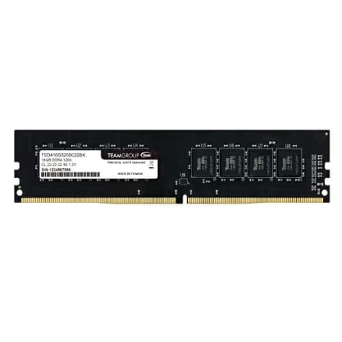 TEAMGROUP Elite Black DDR4-3200 CL22 16GB (1x16GB) image