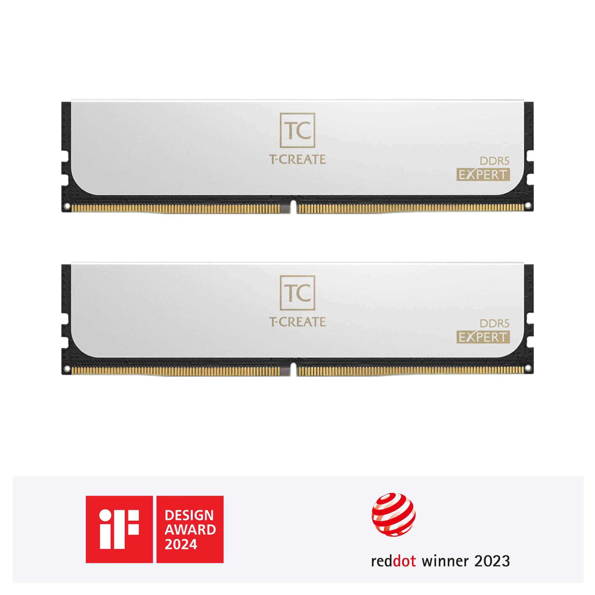 TEAMGROUP T-Create Expert White DDR5-7600 CL36 32GB (2x16GB) image