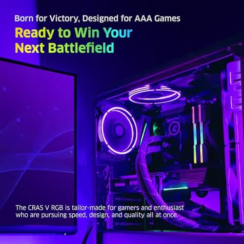 Klevv CRAS V RGB White DDR5-6000 CL30 64GB (2x32GB) image