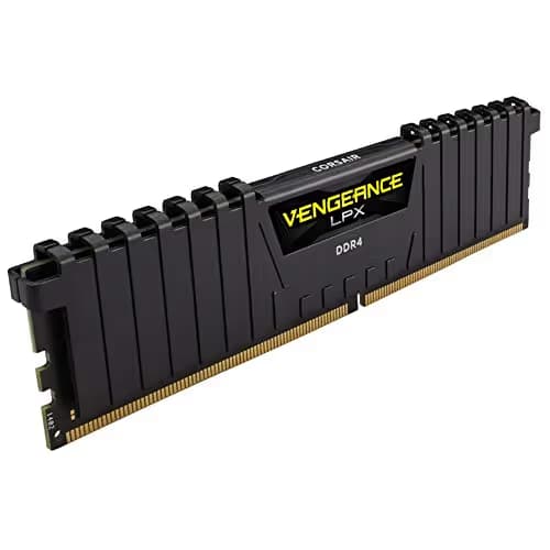 Corsair Vengeance LPX Black / Yellow DDR4-2400 CL15 4GB (1x4GB) image