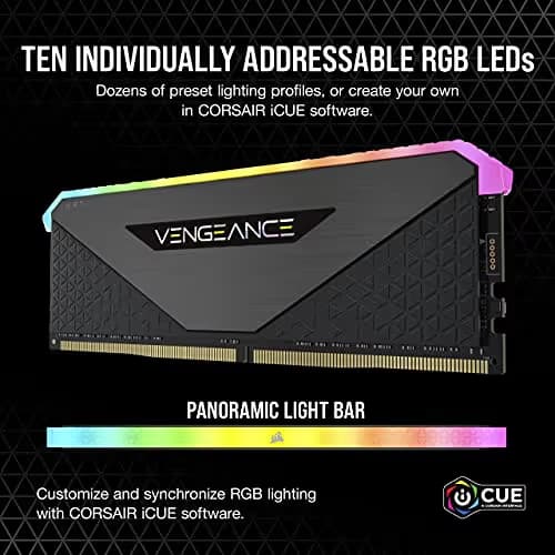 Corsair Vengeance RGB RT DDR4-3600 CL18 64GB (2x32GB) image