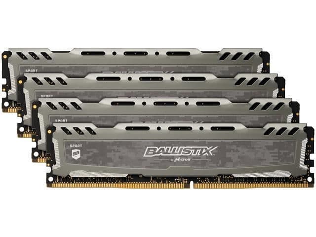 Crucial Ballistix Sport LT Silver / Black DDR4-3200 CL16 32GB (4x8GB) main image