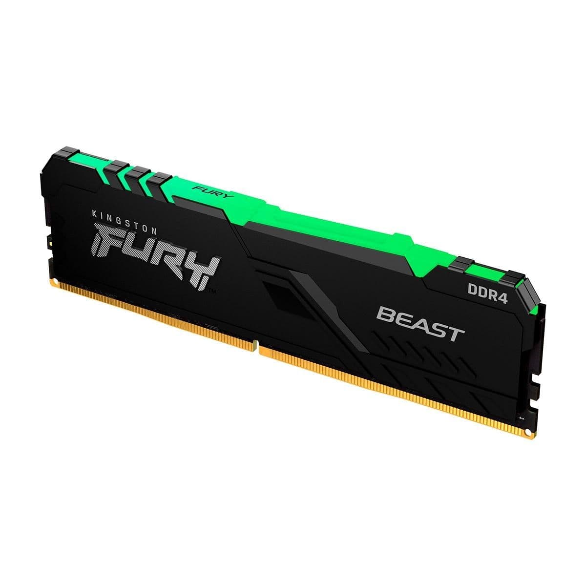 Kingston FURY Beast RGB Black / Silver DDR4-3600 CL17 8GB (1x8GB) main image
